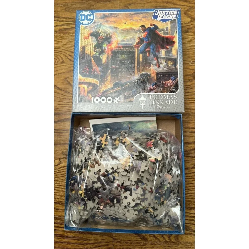 Thomas Kinkade DC Ceaco ,Justice League Jigsaw Puzzle  1000 Piece‎